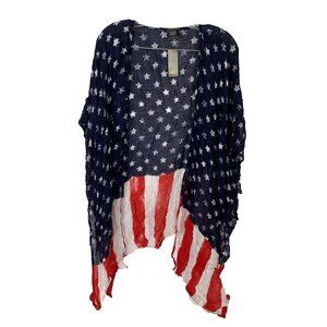 Mix-It Women's American Flag Shawl